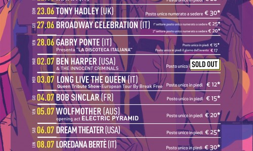 Presentata oggi la 14° edizione del GruVillage 105 Music Festival Grugliasco (To): al via il 14 giugno